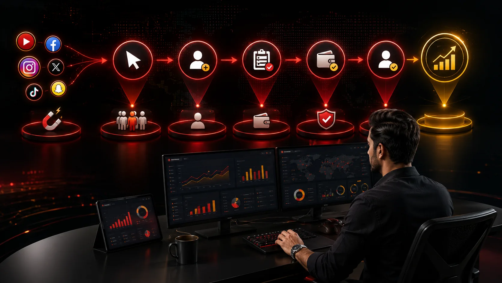 CPA affiliate acquisition model